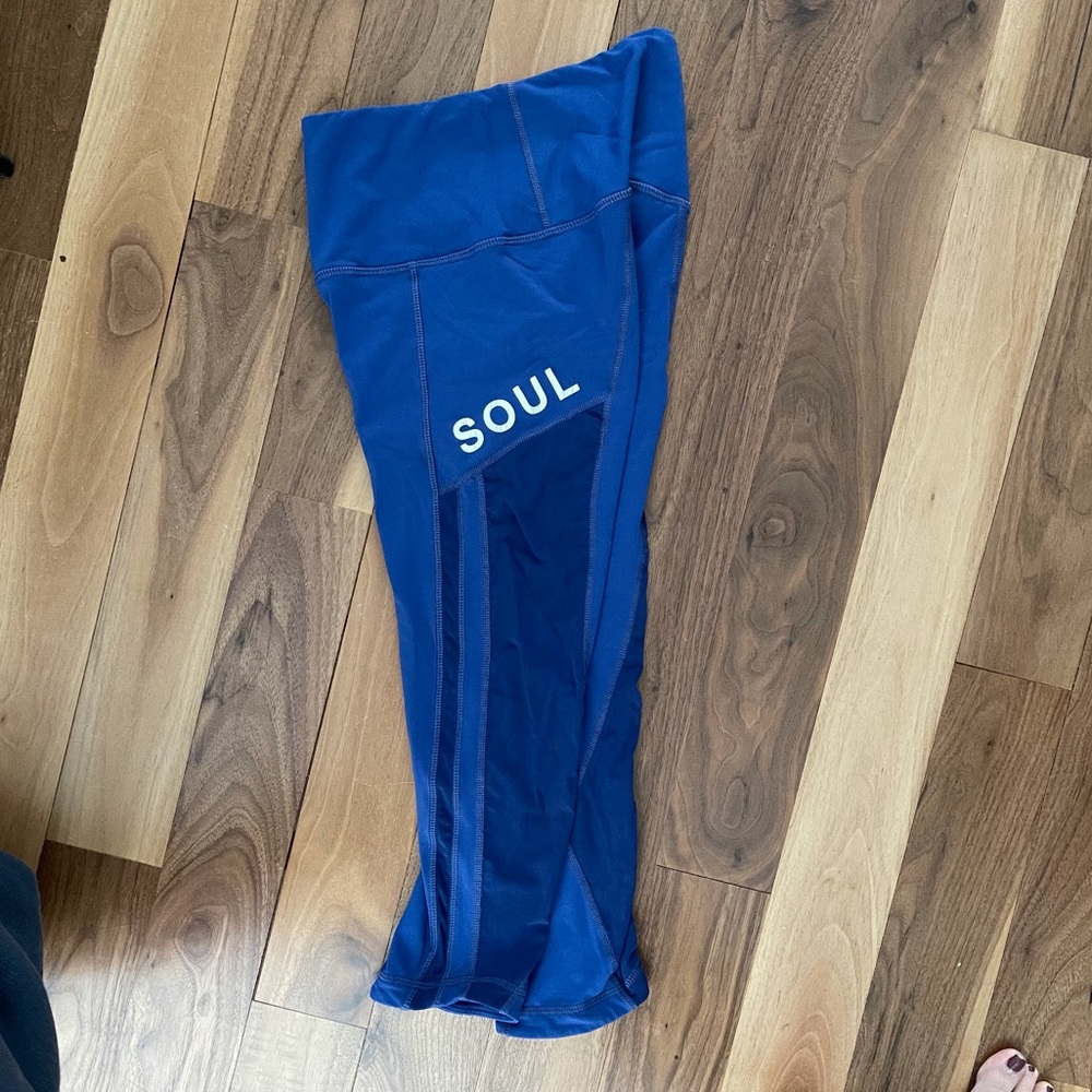 Soulcycle Cropped blue Legging